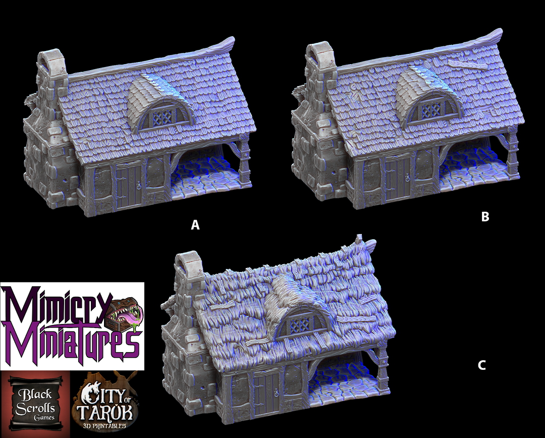 City of Tarok: Cottage and bakery - Black Scroll Games image 4